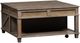 Liberty Furniture Parkland Falls 3-Piece Weathered Taupe Optional Occasional Table Set-1
