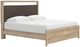 Signature Design by Ashley® Kinlanni Tan King Upholstered Platform Bed-1