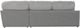 Jackson Furniture Canyon 3-Piece Gray/Platinum/Zinc Modular Sectional-5