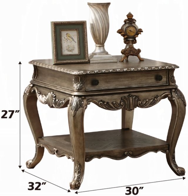 ACME Furniture Ragenardus Vintage Oak End Table-2