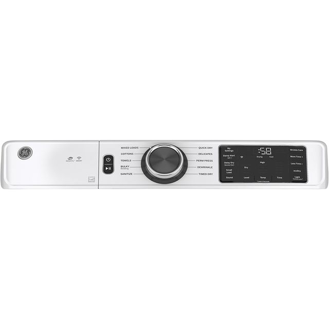 GE® 7.8 Cu. Ft. White Electric Dryer-2