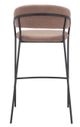Zuo® Modern Josephine Brown Barstool-2