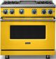 Viking® 7 Series 36" Daffodil Pro Style Natural Gas Range with Griddle-5