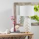 Crestview Collection Cambridge White Table Lamp-1
