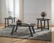Tables d'appoint rectangulaire 3 morceaux Noorbrook, noir, Signature Design by Ashley®-1