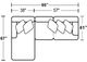 Jackson Furniture Kingston 2-Piece Pewter Left Arm Facing Sectional and Chaise-5