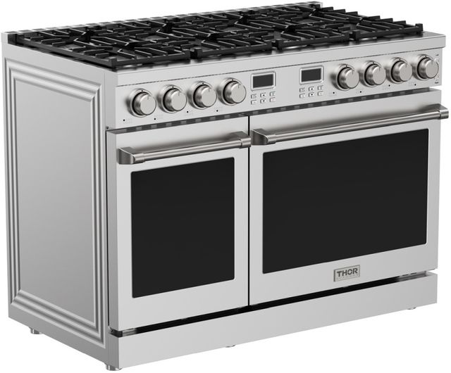 Thor Kitchen® A-Series 48" Stainless Steel Liquid Propane Pro Style Gas Range-3