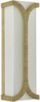Currey & Company Rope Carthay Light Eggshell/Natural Wall Sconce-1