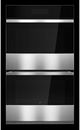 Jennair® NOIR™ 30" Stainless Steel Double Electric Wall Oven with MultiMode® True Convection-3