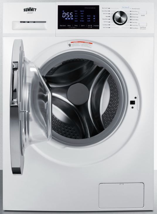 Summit® 2.7 Cu. Ft. White Front Load Washer -2