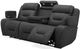 Liberty Furniture Chapman Aline Coal Leather Power Reclining Sofa-1