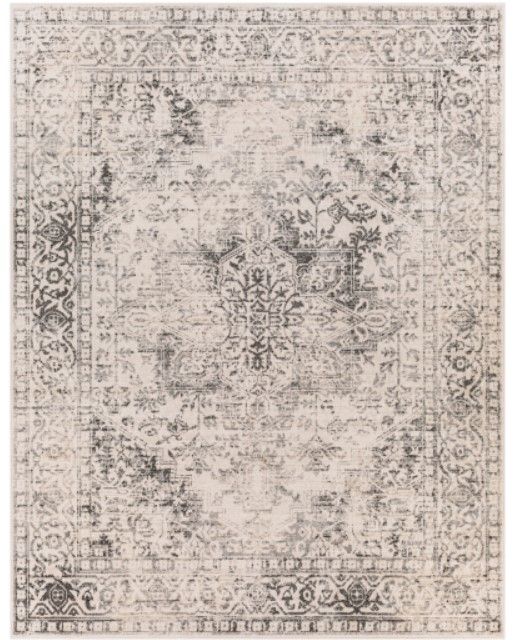 Surya City Light Beige/Light Gray 4'x6' Area Rug-1