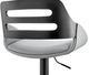 Armen Living Karter Gray/Black Adjustable Bar Stool-4