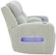 Signature Design by Ashley® Forest Lake Alloy Power Reclining Loveseat with Console and Adjustable Headrest-3