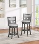 New Classic® Home Furnishings Gia Gray 29'' Swivel Bar Stool-1