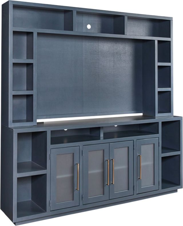 aspenhome® Perry Malta Blue 84'' Console and Hutch-0