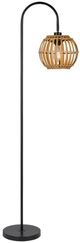 Cal® Lighting & Accessories Worcrest Black Floor Lamp-1