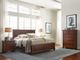 Vaughan-Bassett Reflections Medium Cherry Queen Storage Bed-2