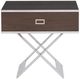 Fairfield® Libby Langdon Carlson Smoke Stone End Table with Polished Nickel Base-2