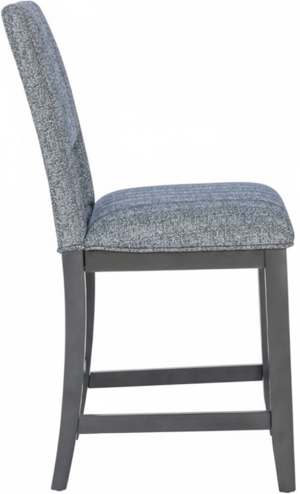 Powell® Jamison Charcoal Upholstered Counter Stool -4