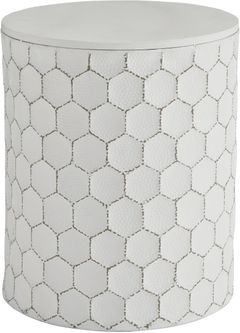 Signature Design by Ashley® Polly White Stool