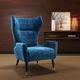 TOV Furniture Logan Navy Velvet Chair-4