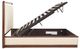 Michael Amini® Mason Park Umber King Platform Panel Bed with Lift Mechanism and Slats-3