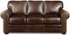 Campio Furniture Legacy Leather Sedona Brown Sofa-0