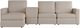 Kevin Charles® Mod 4-Piece Nantes Beige Sectional and Chaise-1