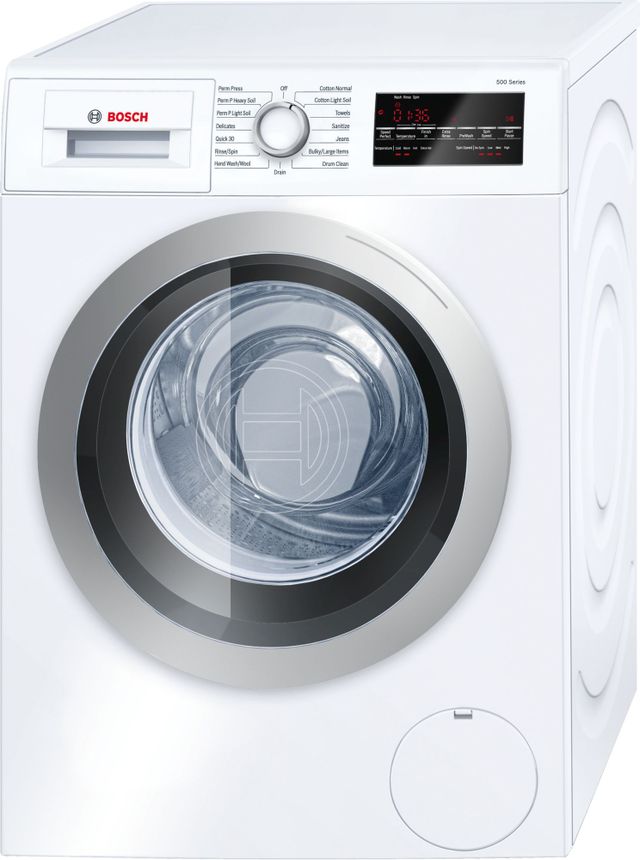 Bosch® 500 Series 2.2 Cu. Ft. White Compact Front Load Washer