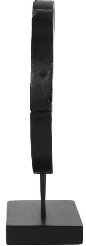 Deco Marche Black Abstract Circular Cutout Sculpture-1