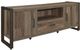 Mazin Furniture Dogue Brown/Gunmetal 63" TV Stand-1