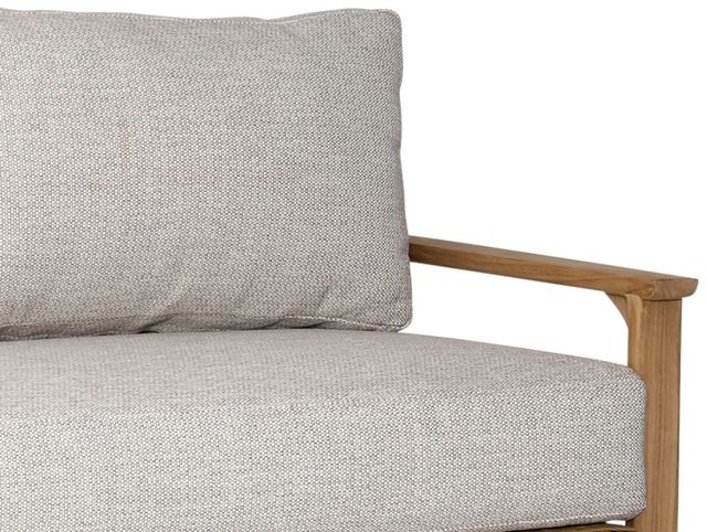 Dovetail Furniture Lexy Natural/Taupe Fabric/Wooden Outdoor Sofa-1