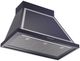 Ilve® Nostalgie II Noblesse 36" Midnight Blue Wall Mounted Range Hood with Chrome Trim-1