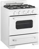Unique Appliances 30" Marshmallow White Classic Retro Offgrid Freestanding Gas Range-2
