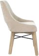 LH Home Gia Light Driftwood/Sand Curved Dining Chair-4