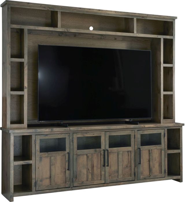 aspenhome® Finnegan Sandy Brown 98" Console and Hutch-0