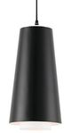 Currey & Company Bruce Satin Black Pendant-0