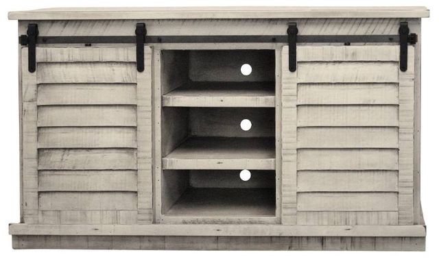 American Heartland Manufacturing Rustic Quaint Shutter 57" TV Stand-2