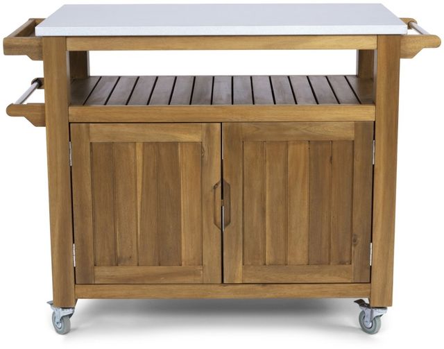 homestyles® Maho Brown Kitchen Cart-3