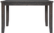 Jofran Inc. Willow Creek Chocolate Brown Extension Counter Table-1