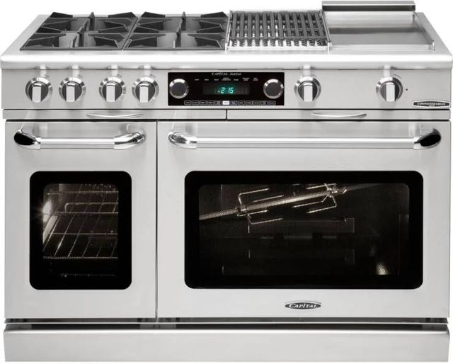 Capital Cooking Connoisseurian 48" Pro-Style Dual Fuel Range-2