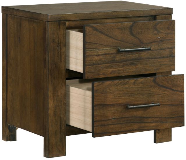 Homelegance® Sullivan Wire Brushed Oak Nightstand-3