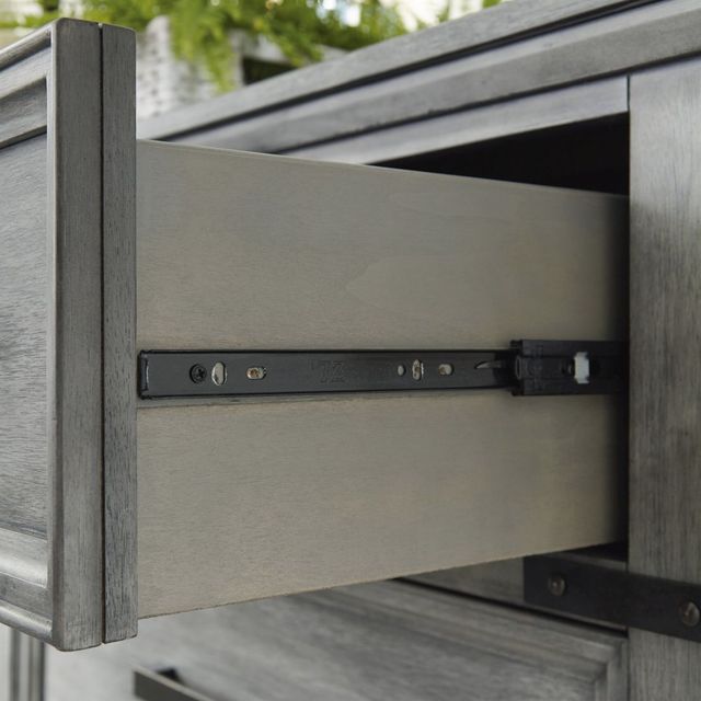 Signature Design by Ashley® Russelyn Light Weathered Gray Dresser and Mirror-3