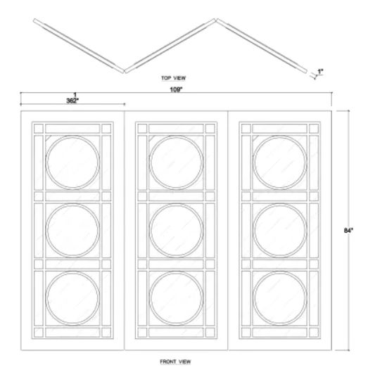 Bramble Customizable Savannah Room Divider-2