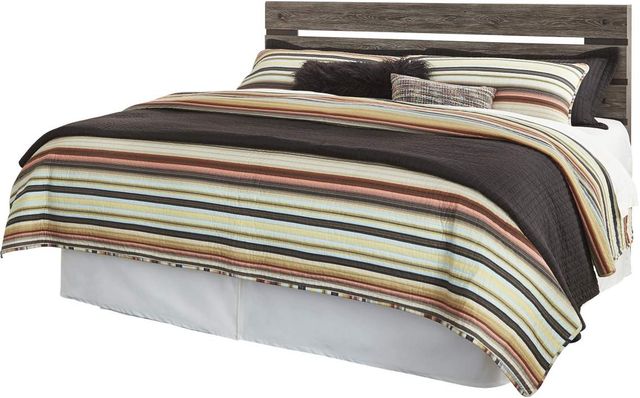 Signature Design by Ashley® Cazenfeld 2-Piece Black/Gray King/California King Panel Headboard Set-1