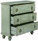 Olliix by Madison Park Green Scroll Bun Foot Chest-3