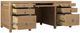 Hooker® Furniture Driftwood Light Wood Executive Desk-3