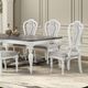 Furniture of America® Orford 7-Piece Antique White/Dark Walnut Dining Set-1