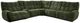 Furniture of America® Southwold 6-Piece Jade Green Power Reclining Sectional-0